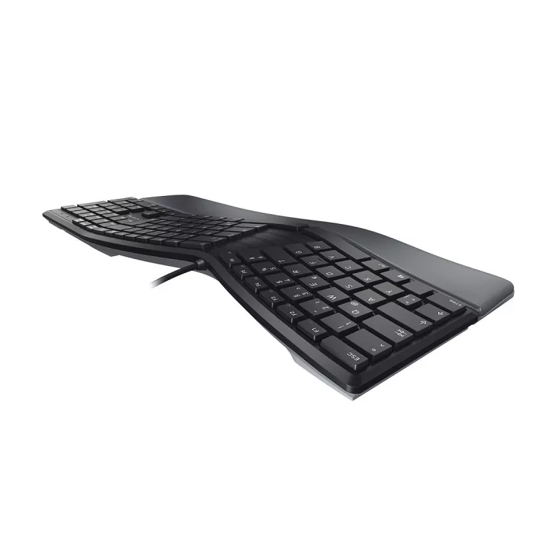 CHERRY KC 4500 ERGO Πληκτρολόγιο Universal USB QWERTY US Αγγλικά Μαύρο