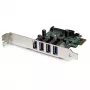 StarTech.com Κάρτα προσαρμογέα ελεγκτή PCI Express PCIe SuperSpeed USB 3.0 4 θυρών με UASP – Τροφοδοσία SATA