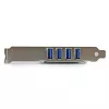 StarTech.com Κάρτα προσαρμογέα ελεγκτή PCI Express PCIe SuperSpeed USB 3.0 4 θυρών με UASP – Τροφοδοσία SATA