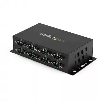 StarTech.com Hub προσαρμογέα USB σε DB9 RS232 Σειριακό 8 θυρών – Βιομηχανική τοποθέτηση σε ράγα DIN και τοίχο