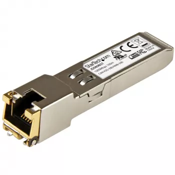 StarTech.com JD089BST μονάδα πομποδέκτη SFP συμβατή με HP JD089B, 10/100/1000BASE-TX, 1000BASE-T, RJ45 χαλκού, Gigabit Ethernet, 100 m