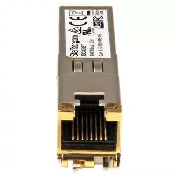 StarTech.com JD089BST μονάδα πομποδέκτη SFP συμβατή με HP JD089B, 10/100/1000BASE-TX, 1000BASE-T, RJ45 χαλκού, Gigabit Ethernet, 100 m