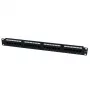 StarTech.com Patch Panel Cat 6 110 24 Port 1U Rackmount, RJ-45, Τοποθέτηση σε rack, 1U, Μαύρο, RoHS, CE, ETl, UL