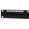 StarTech.com Patch Panel Cat 6 110 24 Port 1U Rackmount, RJ-45, Τοποθέτηση σε rack, 1U, Μαύρο, RoHS, CE, ETl, UL