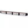 StarTech.com Patch Panel Cat 6 110 24 Port 1U Rackmount, RJ-45, Τοποθέτηση σε rack, 1U, Μαύρο, RoHS, CE, ETl, UL