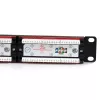 StarTech.com Patch Panel Cat 6 110 24 Port 1U Rackmount, RJ-45, Τοποθέτηση σε rack, 1U, Μαύρο, RoHS, CE, ETl, UL