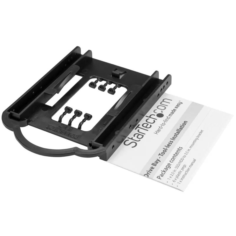 StarTech.com βάση SSD/HDD 2,5 ιντσών για υποδοχή δίσκου 3,5 ιντσών – εγκατάσταση χωρίς εργαλεία