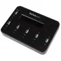 StarTech.com ανεξάρτητος αντιγραφέας και διαγραφέα USB stick 1-σε-5, αντιγραφέας πολλαπλών USB flash drives, αντιγραφή συστήματος και αρχείων καθώς και ολόκληρου δίσκου με 1,5 GB/min, μεμονωμένη διαγραφή και διαγραφή 3 περασμάτων, οθόνη LCD – TAA