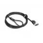 Lenovo 4XE1F30277 Kensington NanoSaver Combination κλειδαριά ασφαλείας με καλώδιο, μαύρη