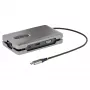 StarTech.com DKM31C3HVCPD προσαρμογέας πολλαπλών θυρών USB-C / σταθμός σύνδεσης για δύο οθόνες, 4K HDMI 2.0, VGA, βίντεο USB-C DP Alt Mode, 100 W PD Pass-Through, 2x USB-A 10 Gbps, GbE, MST, γκρι