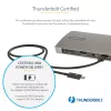StarTech.com σταθμός Thunderbolt 4, 96W Power Delivery, μονή 8K/διπλή οθόνη 4K 60Hz, 3xTB4/USB4 θύρες, 4xUSB-A, SD, GbE, σταθμός σύνδεσης Thunderbolt 4 για Windows ή TB3 MacBook, καλώδιο 0,8m
