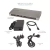 StarTech.com σταθμός Thunderbolt 4, 96W Power Delivery, μονή 8K/διπλή οθόνη 4K 60Hz, 3xTB4/USB4 θύρες, 4xUSB-A, SD, GbE, σταθμός σύνδεσης Thunderbolt 4 για Windows ή TB3 MacBook, καλώδιο 0,8m
