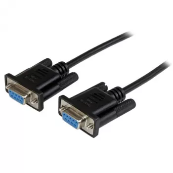 StarTech.com καλώδιο σειριακό null modem DB9 RS232 2m μαύρο θηλυκό/θηλυκό