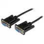 StarTech.com καλώδιο σειριακό null modem DB9 RS232 2m μαύρο θηλυκό/θηλυκό