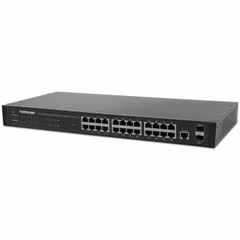 Intellinet Switch δικτύου 24 θυρών, 24 θύρες (RJ45), Rackmount, Gigabit, 4 SFP, Ethernet Web-Smart, 10/100/1000 Mbit