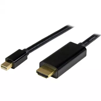 StarTech.com Καλώδιο Mini DisplayPort σε HDMI 3ft (1m) – Βίντεο 4K 30Hz – Καλώδιο προσαρμογέα mDP σε HDMI – Mini DP ή Thunderbolt 1/2 Mac/PC σε οθόνη HDMI/Display – Καλώδιο μετατροπέα mDP σε HDMI