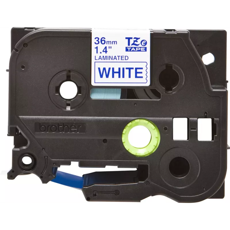 Μελανοταινία Brother TZe263 36 mm Μπλε σε Λευκό