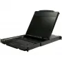 StarTech.com RKCOND17HD κονσόλα KVM για rack 1U με διπλή ράγα, LCD 17,3" (43,9 cm) 1920 x 1080, μία θύρα DVI/VGA, πληκτρολόγιο US QWERTY, USB, συμπεριλαμβάνονται καλώδια, 44230 MTBF, μαύρη