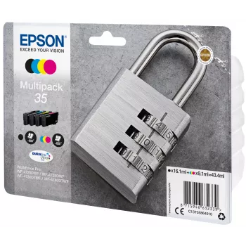 Epson Padlock πολυσυσκευασία 4 χρωμάτων 35 DURABrite Ultra Ink