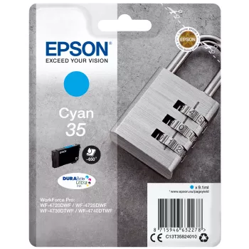 Epson Padlock ατομική συσκευασία κυανό 35 DURABrite Ultra μελάνη
