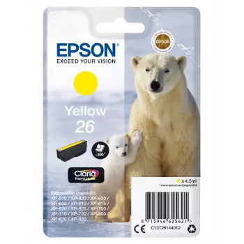 Epson Eisbär ατομική συσκευασία κίτρινο 26 Claria Premium Ink