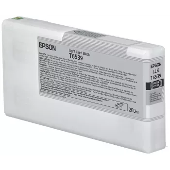 Epson T6539 φωτεινό φωτεινό μαύρο μελανοδοχείο (200 ml), φωτεινό φωτεινό μαύρο, μελάνι pigment, 200 ml, 1 τεμ.