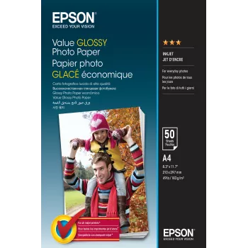 Epson Value Glossy Photo Paper - A4 - 50 φύλλα