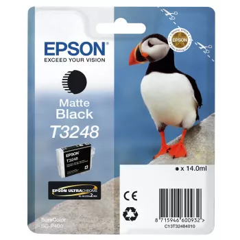 Μελανοδοχείο Epson T3248 μαύρο ματ