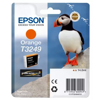 Μελανοδοχείο Epson T3249 πορτοκαλί