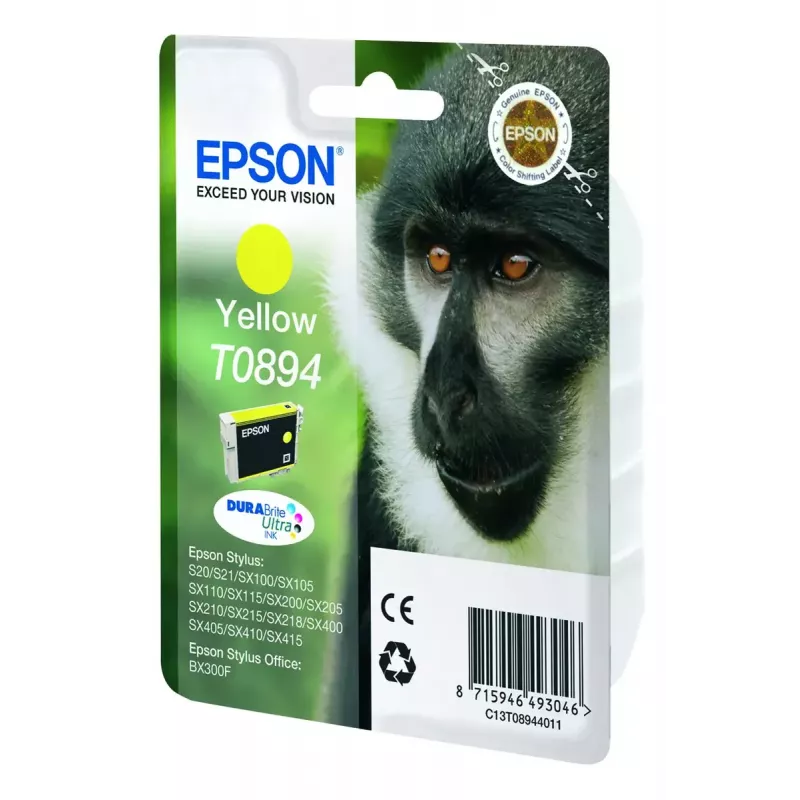 Epson Monkey Singlepack κίτρινο T0894 DURABrite Ultra Ink