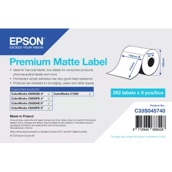 Epson C33S045740 Ετικέτα αυτοκόλλητη ετικέτα εκτυπωτή