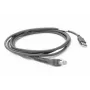 Zebra CBA-U21-S07ZBR Σειριακό Καλώδιο Μαύρο 2,1 m USB EAS