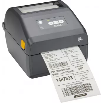 Zebra ZD421 ZD4A043-C0EE00EZ εκτυπωτής ετικετών, θερμικής μεταφοράς, 300 dpi, 102 mm/s, ρολό 11,2 cm, USB 2.0, USB Host, Ethernet LAN, Bluetooth LE 5