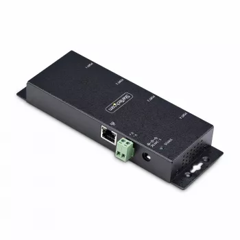 StarTech.com αντάπτορας 4 θυρών Serial σε Ethernet, διακομιστής συσκευής IP Serial για απομακρυσμένες συσκευές RS232, τοποθέτηση σε τοίχο/ράγα DIN, μεταλλικό περίβλημα, μετατροπέας RJ45 LAN σε DB9 Serial