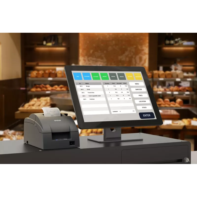 Εκτυπωτής ταμείου Epson TM-U220IIB Serial PS NE Sensor ECW