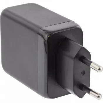 InLine Τροφοδοτικό USB PD, φορτιστής GaN, 3 θυρών, Dual USB-C + USB-A, 65W