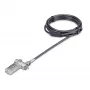 StarTech.com UNIVCS-LAPTOP-LOCK καθολική κλειδαριά με καλώδιο για φορητό υπολογιστή, 2 m, συνδυασμού με σειριακό αριθμό, Noble Wedge/Nano/K-Slot, μαύρο/ασημί, TAA