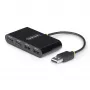StarTech.com ST4200MINI2-USB-HUB hub διασύνδεσης USB 2.0 480 Mbit/s μαύρο
