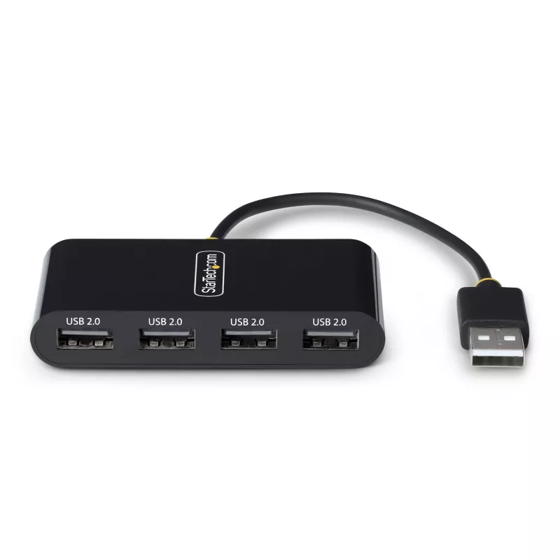 StarTech.com ST4200MINI2-USB-HUB hub διασύνδεσης USB 2.0 480 Mbit/s μαύρο