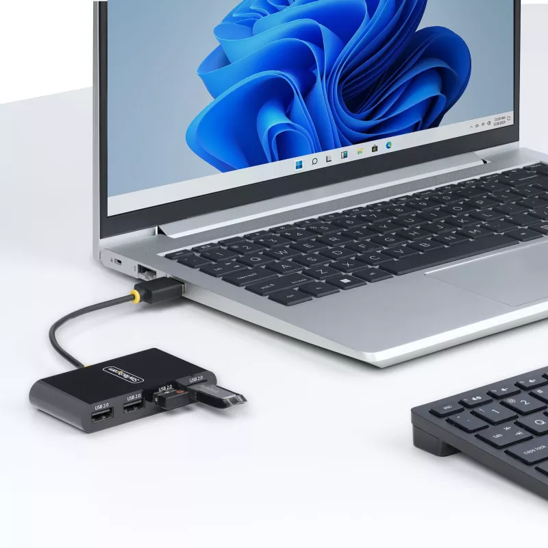StarTech.com ST4200MINI2-USB-HUB hub διασύνδεσης USB 2.0 480 Mbit/s μαύρο
