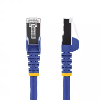 StarTech.com 1m μπλε καλώδιο Ethernet CAT8, RJ45 χωρίς γλωττίδα, 25G/40G, 2000MHz, 100W PoE++, S/FTP, 26AWG καθαρό γυμνό σύρμα χαλκού, LSZH, θωρακισμένο καλώδιο δικτύου patch με ανακούφιση έλξης, ελεγμένο μεμονωμένα