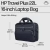 Τσάντα φορητού υπολογιστή HP Travel Plus 22L 16-ίντσες χαρτοφύλακας μονόχρωμο