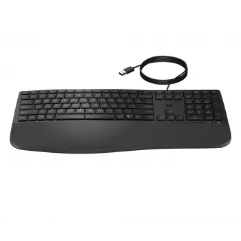 HP 485 Comfort ενσύρματο πληκτρολόγιο full-size USB μεμβράνης με στηρίγματα παλάμης