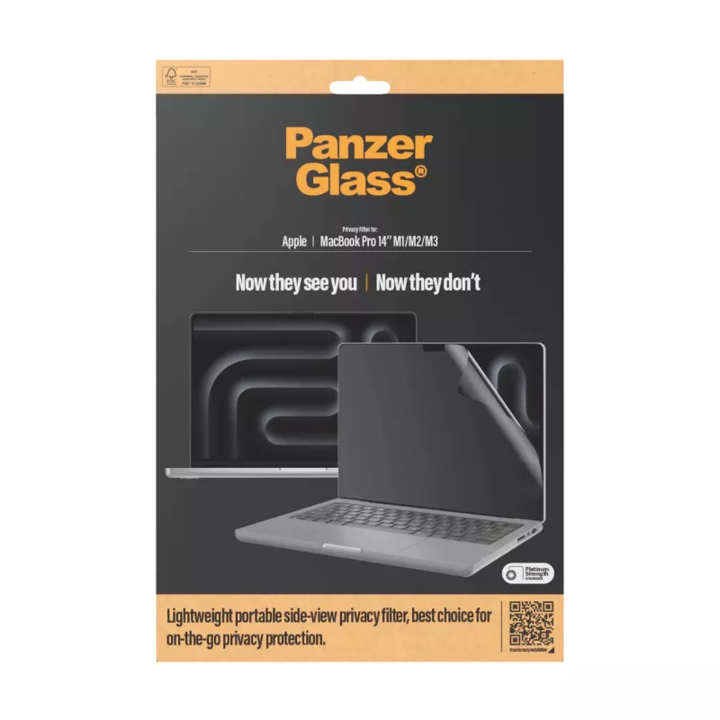 Προστασία οθόνης PanzerGlass Dual Privacy MacBook Pro 14 inch M1 M2 M3 M4
