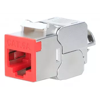 Καλώδιο δικτύου Intellinet 791311 Keystone-Modul επίπεδο κόκκινο RJ-45