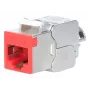 Καλώδιο δικτύου Intellinet 791311 Keystone-Modul επίπεδο κόκκινο RJ-45