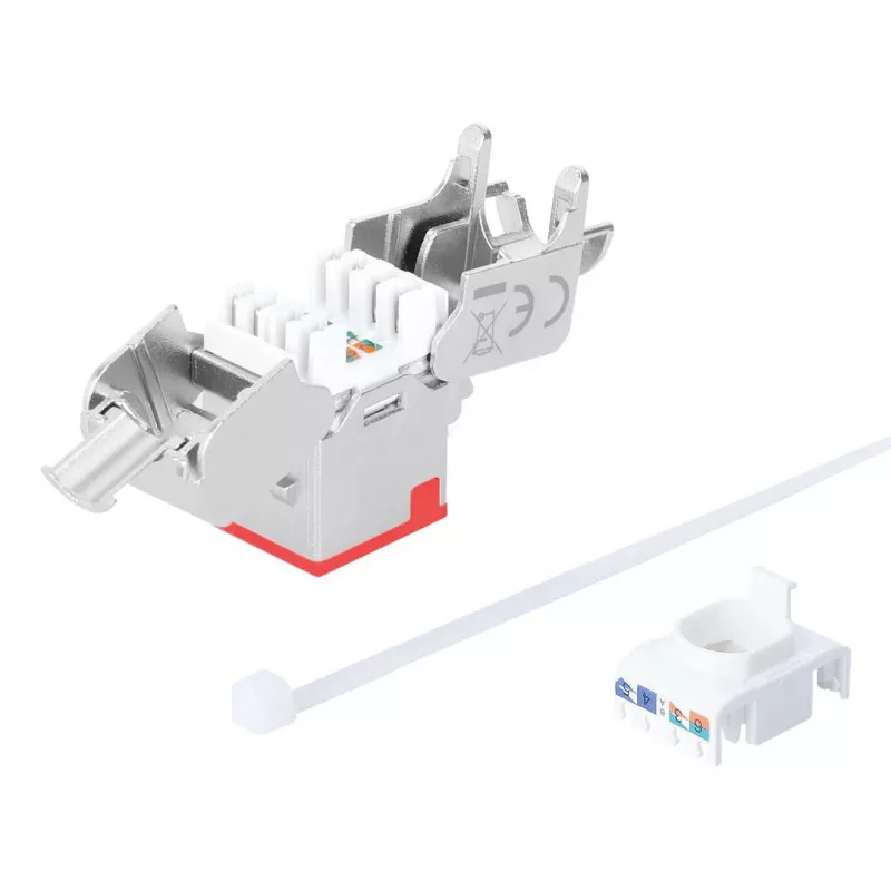Καλώδιο δικτύου Intellinet 791311 Keystone-Modul επίπεδο κόκκινο RJ-45