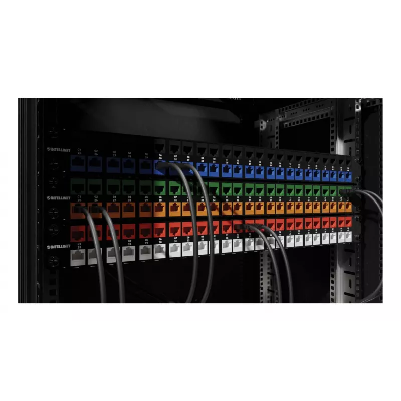 Καλώδιο δικτύου Intellinet 791311 Keystone-Modul επίπεδο κόκκινο RJ-45