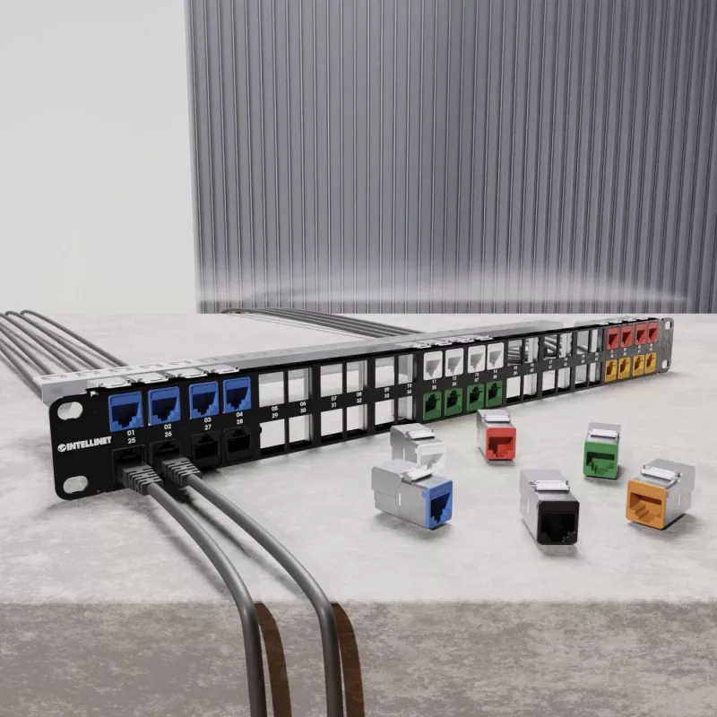 Καλώδιο δικτύου Intellinet 791311 Keystone-Modul επίπεδο κόκκινο RJ-45
