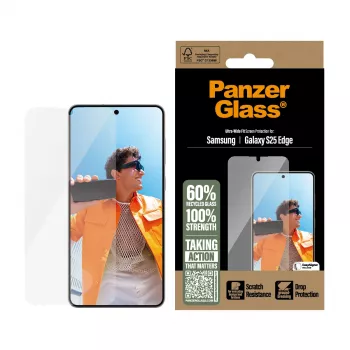 PanzerGlass® Προστασία οθόνης Samsung S25 Edge | Ultra-Wide Fit